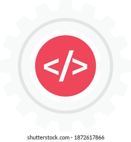script vector colour flat icon