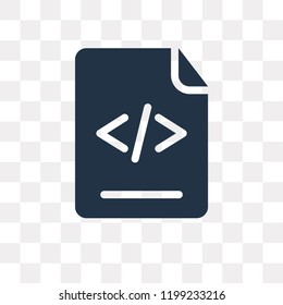 Script vector icon isolated on transparent background, Script transparency concept can be used web and mobile