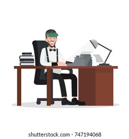 SCRIPT WRITER VINTAGE WORKING