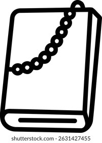 scripture icon black and white design