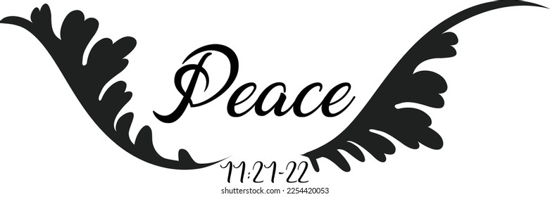 Scripture Illustration for Tattoo design. The message of the Gospel of Jesus Christ. Bible lesson for kids.
