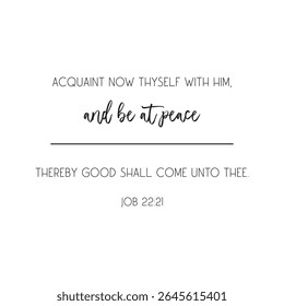 Scripture poster Bible verse vector illustration