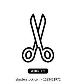 Scrissor Simple Icon Vector Design