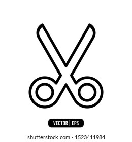 Scrissor Simple Icon Vector Design