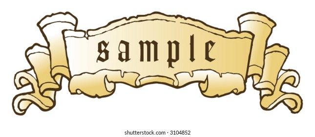 scroll banner