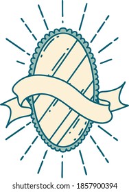 Scrollbanner mit Tätowierspiegel