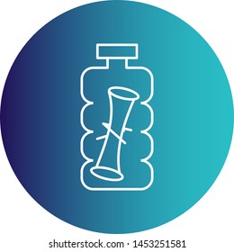 Scroll in Bottle icon for your project
