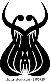 Scroll, cartouche, decor, vector illustration