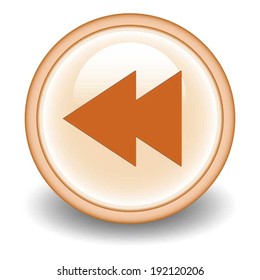 scroll circular icon on Orange  background 