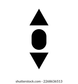 Scroll down up - computer mouse icon. - vector illustration..eps