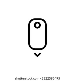 Scroll down - computer mouse icon. - vector illustration
