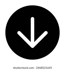 scroll down icon illustration design