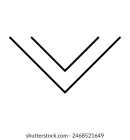 scroll down icon illustration design
