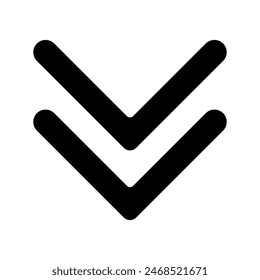 scroll down icon illustration design