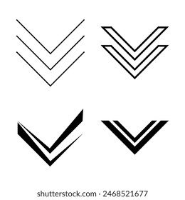 scroll down icon illustration design