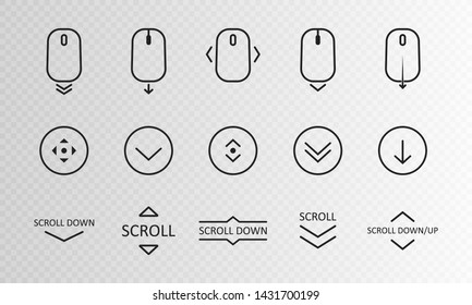 Scroll Down Icon Images Stock Photos Vectors Shutterstock