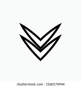 Scroll Down Icon - Vector, Sign and Symbol for Design, Presentation, Website or Apps Elements.  