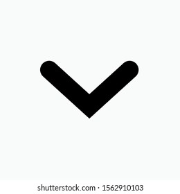 Scroll Down Icon - Vector, Sign and Symbol for Design, Presentation, Website or Apps Elements.  
