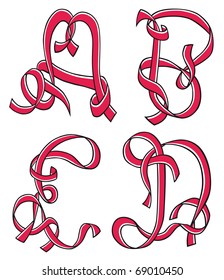 Scroll font, easy to change colors