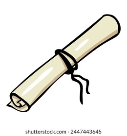 Scroll - handgezeichnetes Doodle-Symbol