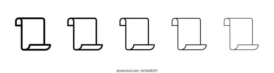 Icono de desplazamiento llenado concepto de signo plano para el Diseño web.