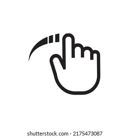 scroll icon on white background	