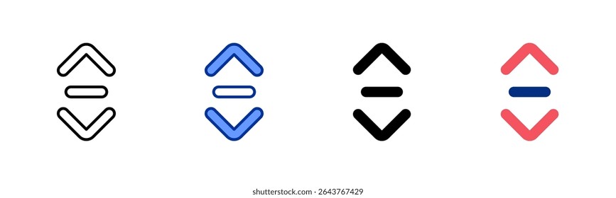 Scroll icon sheet multiple style collection