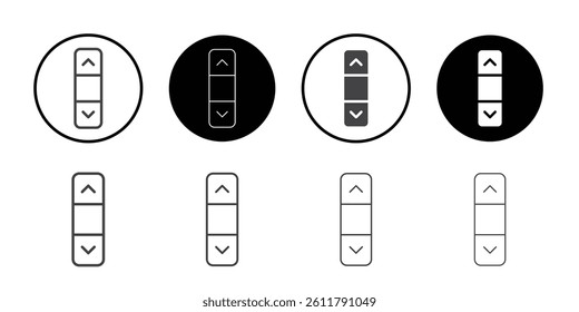 Scroll icon Symbol line set