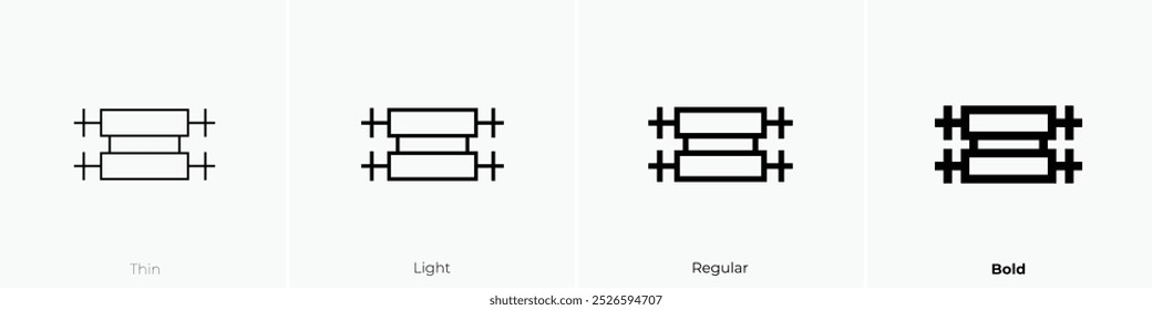 scroll icon. Thin, Light Regular And Bold style design isolated on white background