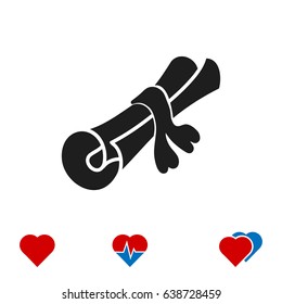 scroll icon vector, best flat icon EPS