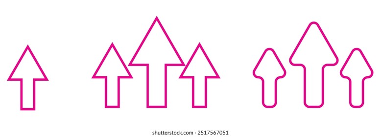 Scroll up icon. Vector illustration