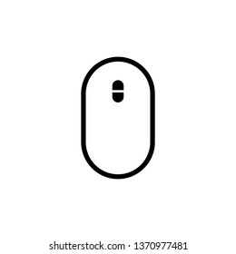 Scroll icon. Vector scrolling mouse sybmol illustration for web design isolated on transparent background.