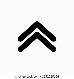 Scroll Up Icon - Vector, Sign and Symbol for Design, Presentation, Website or Apps Elements.  