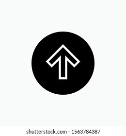 Scroll Up Icon - Vector, Sign and Symbol for Design, Presentation, Website or Apps Elements.  