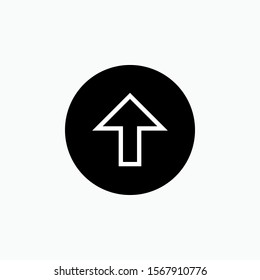 Scroll Up Icon - Vector, Sign and Symbol for Design, Presentation, Website or Apps Elements.  