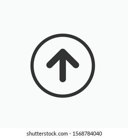 Scroll Up Icon - Vector, Sign and Symbol for Design, Presentation, Website or Apps Elements.  