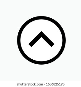 Scroll Up Icon - Vector, Sign and Symbol for Design, Presentation, Website or Apps Elements