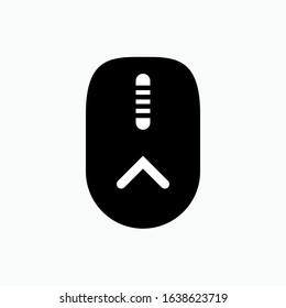 Scroll Up Icon - Vector, Sign and Symbol for Design, Presentation, Website or Apps Elements