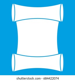 Scroll icon white