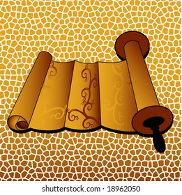 scroll over crackle background