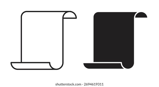 Bildlaufsymbol-Konzept. Logo-Symbol für Web und Mobile. Pixel perfekt.