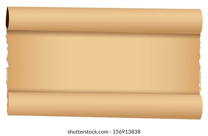 Scroll parchment - Constitution Day Vector Illustration