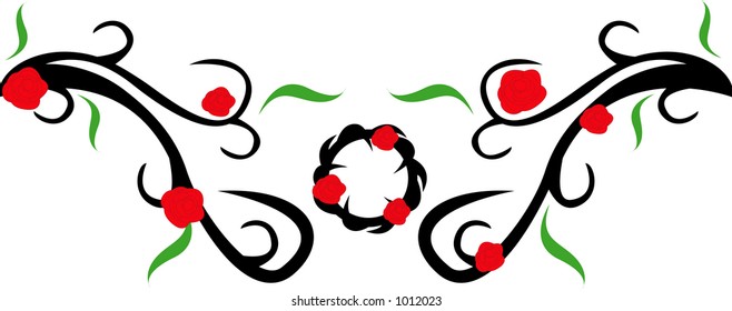 Scroll pattern 1(colours as you wish)