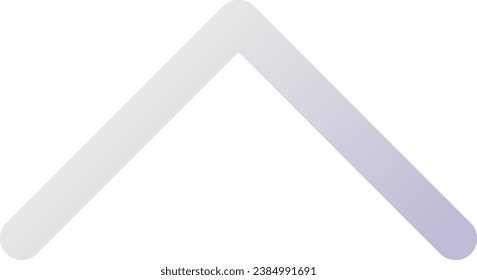 Scroll up pixel perfect flat gradient two-color ui icon. View chat history. Show previous messages. Simple filled pictogram. GUI, UX design for mobile application. Vector isolated RGB illustration