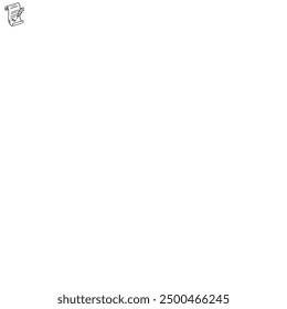 A scroll representing the Proclamation of Indonesian Independence, declared on August 17, 1945.