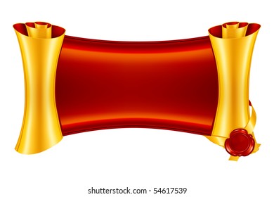 Scroll Seal Vector Stock Vector (Royalty Free) 54617539 | Shutterstock