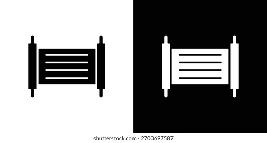 Scroll Torah icon design concept. vector flat icons
