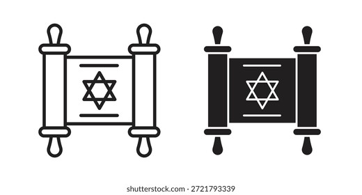 Scroll Torah icon for your website design, logo, app, UI. EPS10