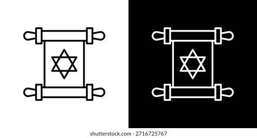 Vector blanco y negro, conjunto de iconos de línea.