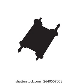 Scroll Torah. simple vector icon on white background